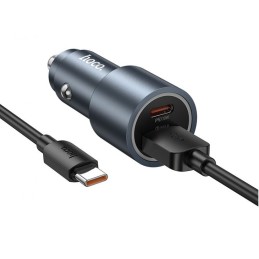 HOCO Z60 Зарядно за кола USB+USB-C PD20W + QC3.0 38W - USB към Type-C