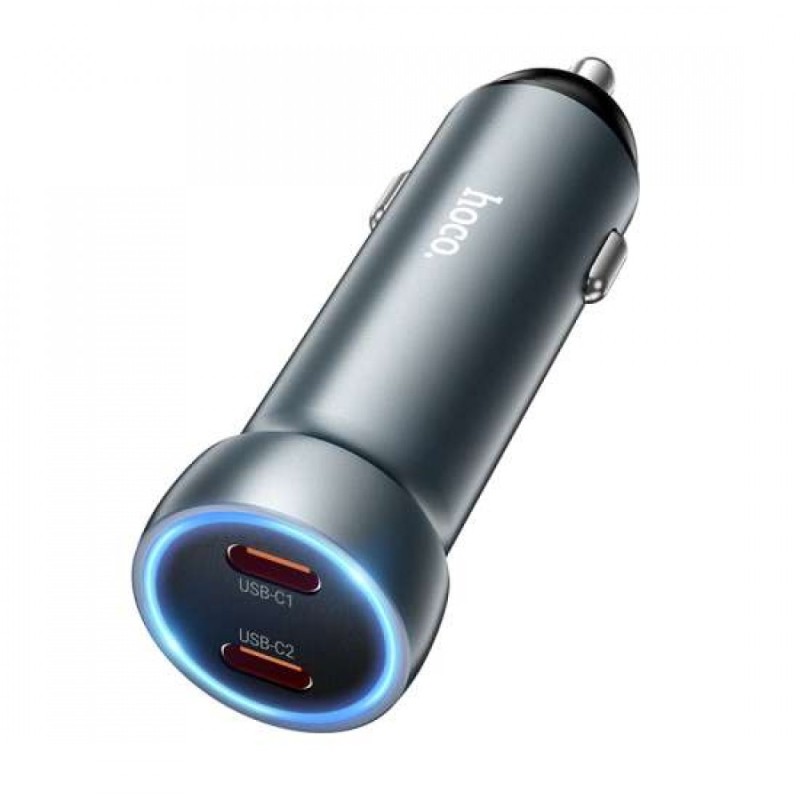 HOCO адаптер 12V Z54B с 2 изходa USB-C PD60W