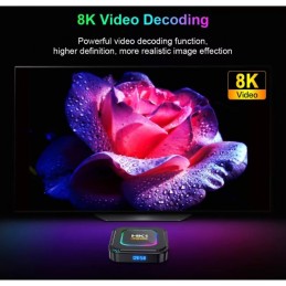 2025 HK1 RBOX K8S RGB TV 4K HDR ULTRA HD android 13.0 TV Stick 4GB+64GB 2.4/5G Wifi 100M-LAN порт Netflix Youtube Media Player