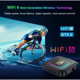 2025 HK1 RBOX K8S RGB TV 4K HDR ULTRA HD android 13.0 TV Stick 4GB+64GB 2.4/5G Wifi 100M-LAN порт Netflix Youtube Media Player