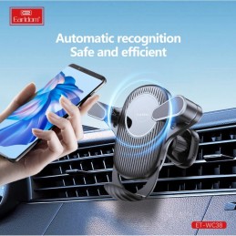 EARLDOM WC38 Безжично зарядно и стойка за кола Smart Sensor 15W за парно