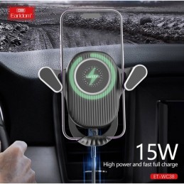 EARLDOM WC38 Безжично зарядно и стойка за кола Smart Sensor 15W за парно